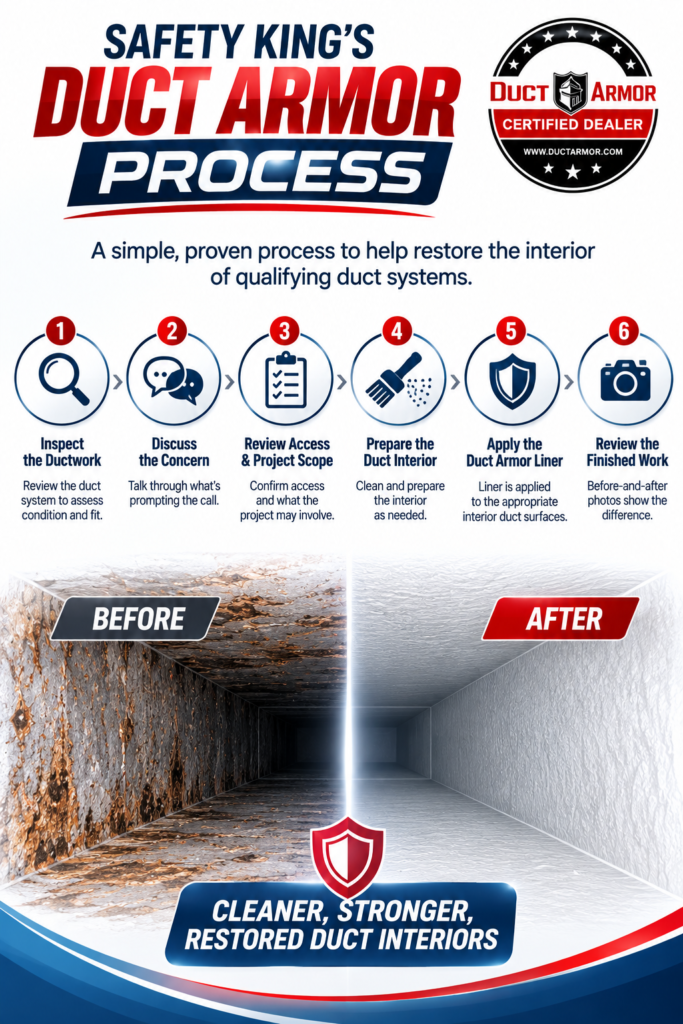 duct armor process