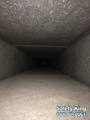 After example showing ductwork after cleaning