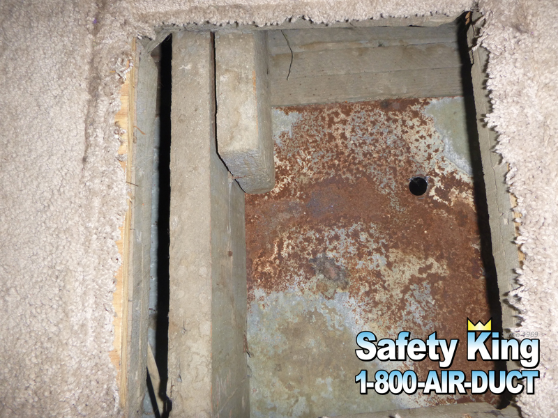 After example showing ductwork after cleaning service